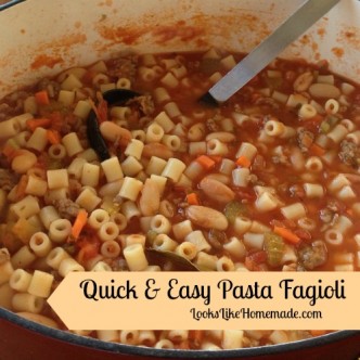 Simple Pasta Fagioli Recipe