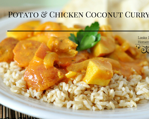 Potato Chicken Coconut Curry Recipe Looks Like Homemade